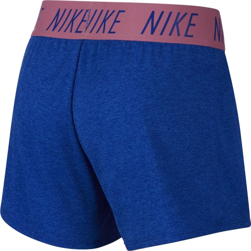 Nike Girls Dry Training Shorts - hyper blue/heather/magic flamingo