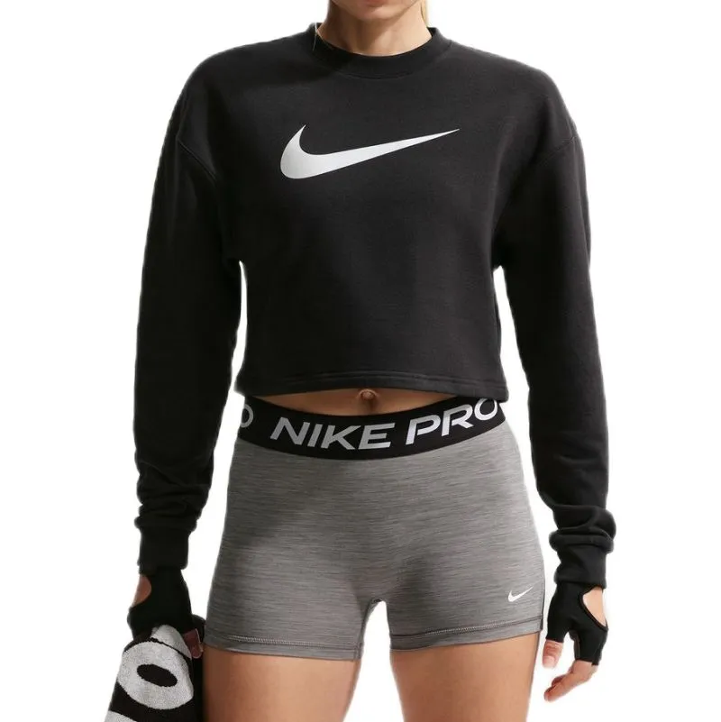 Pro Dri-Fit Crew Neck French Terry - black/metallic silver/white Pro Dri-Fit Crew Neck French Terry - black/metallic silver/white