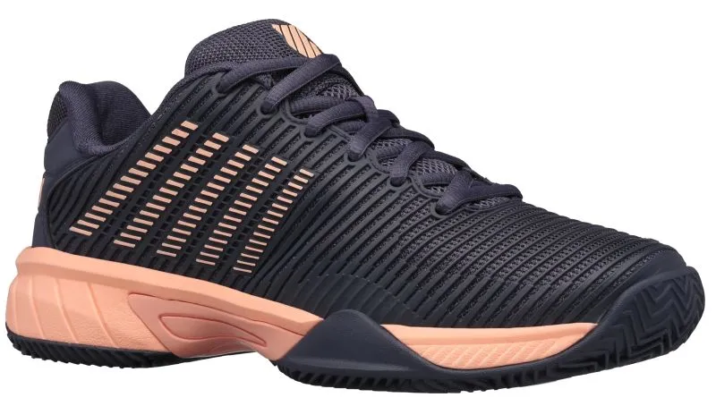 K-Swiss Hypercourt Express 2 HB Clay Junior - graystone/peach nectar