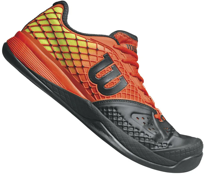 Wilson Rush Glide - black/tomato red/solar lime