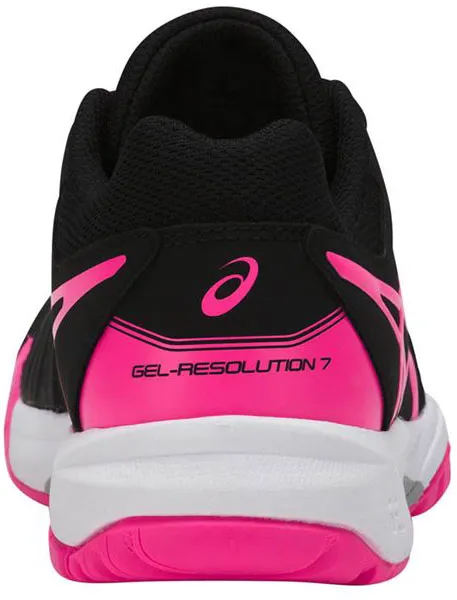 Asics Gel-Resolution 7 GS - black/hot pink/silver