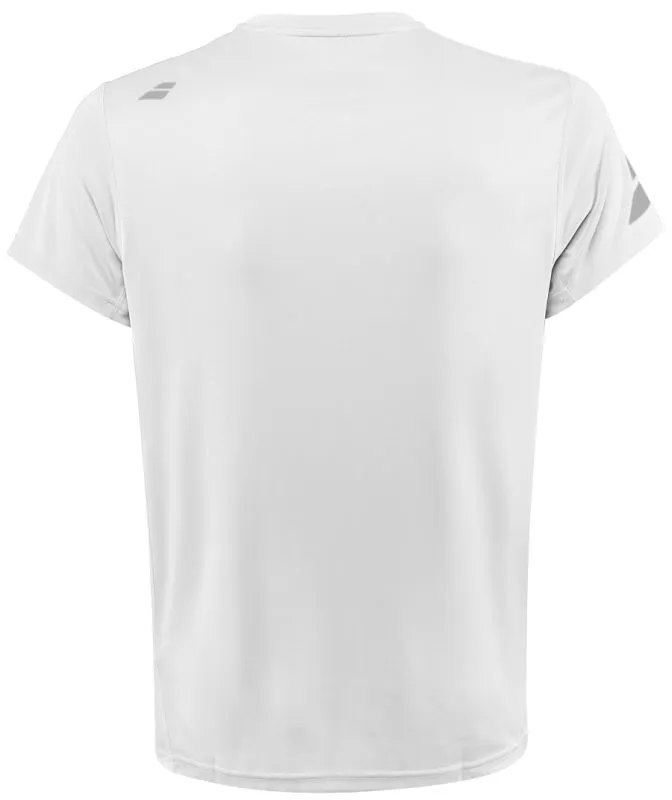 babolat-core-flag-club-tee-men-white-white-2 Babolat Core Flag Club Tee Men - white/white
