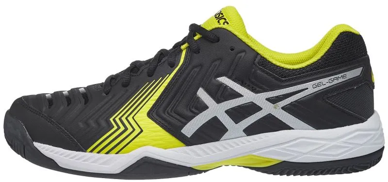 Asics Gel-Game 6 Clay - black/silver/sulphur spring