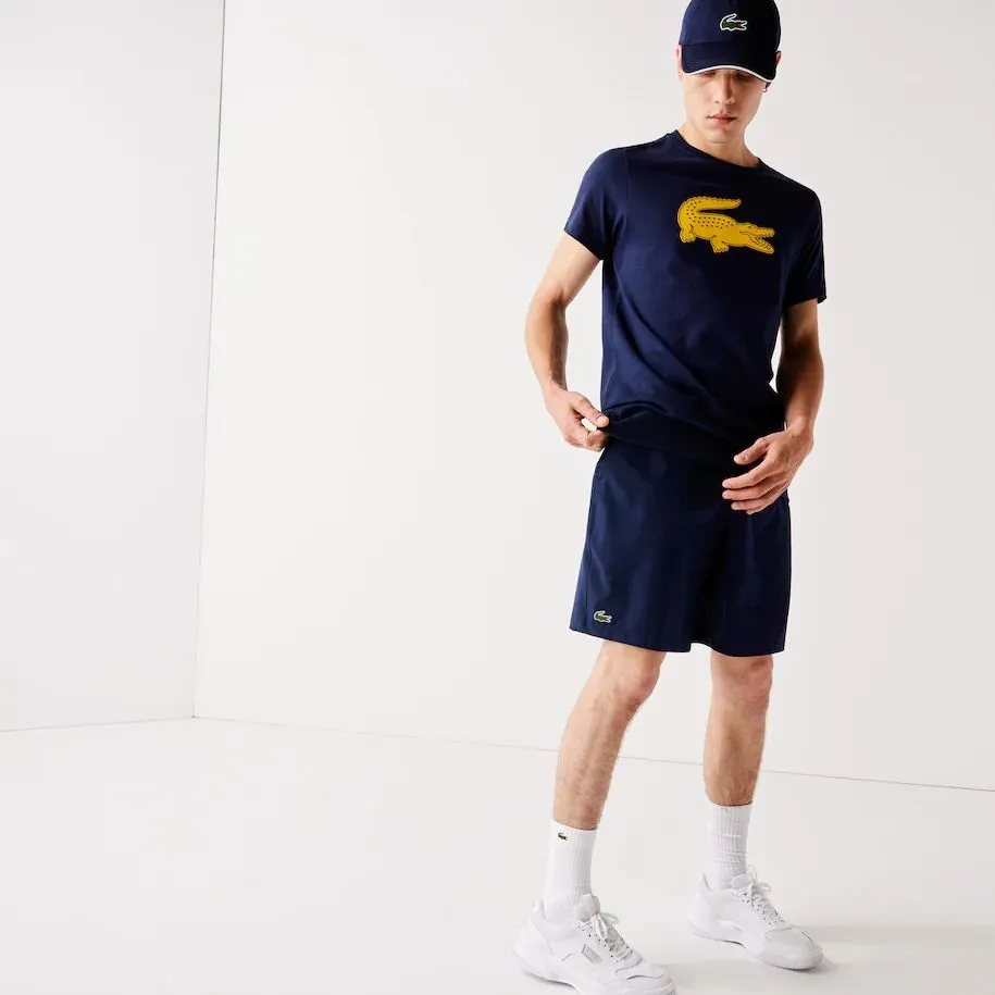 lacoste-men-s-sport-tennis-stretch-shorts-blue-marine-2 Lacoste Men's Sport Tennis Stretch Shorts - blue marine