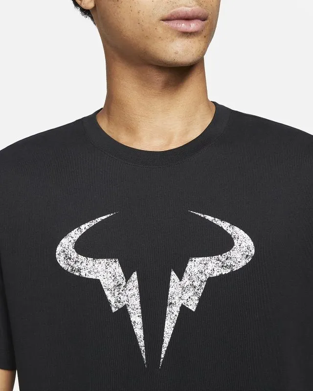nike-court-dri-fit-tee-rafa-clay-black-grey-2 Nike Court Dri-Fit Tee Rafa Clay - black/grey