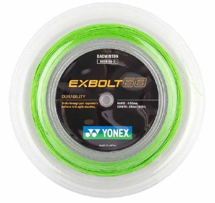 Yonex Exbolt 68 (200 m) - lime green Yonex Exbolt 68 (200 m) - lime green