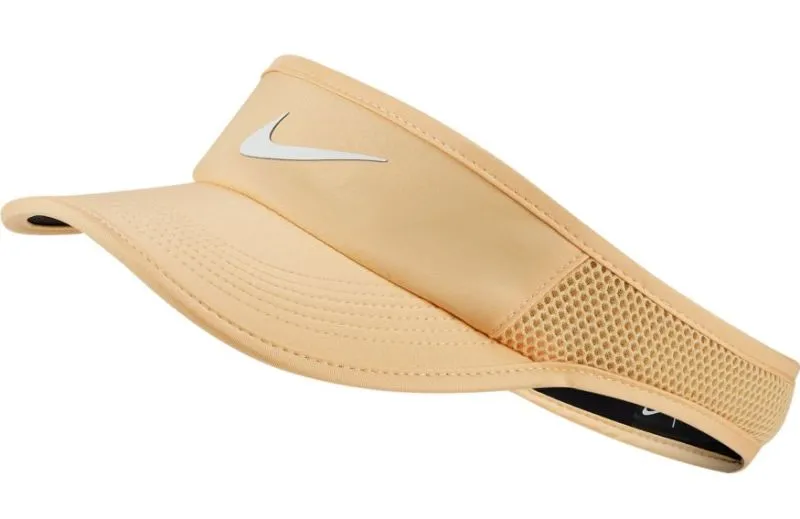 Nike Aerobill Feather Light Visor - celestial gold/white Nike Aerobill Feather Light Visor - celestial gold/white