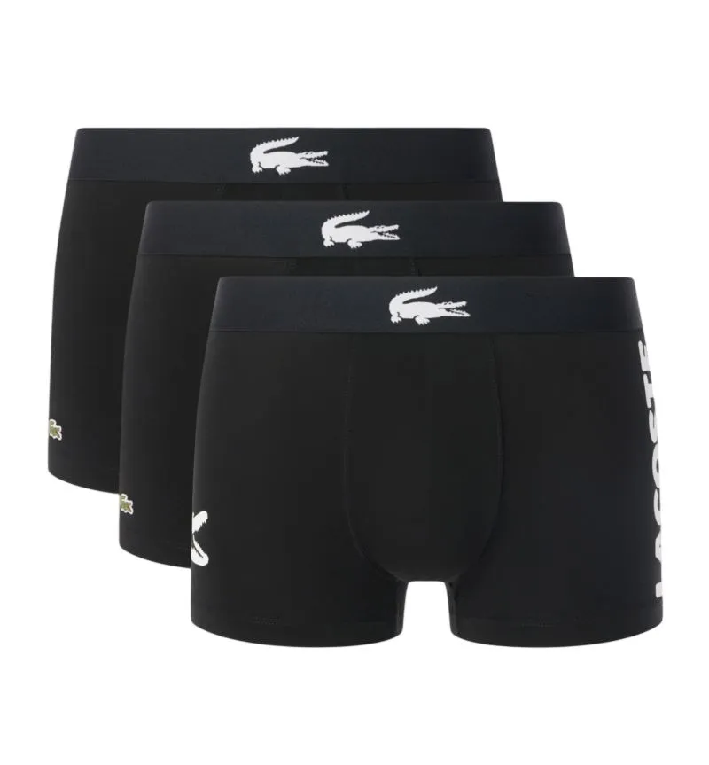 Lacoste Stretch Cotton 3P - black/black/black Lacoste Stretch Cotton 3P - black/black/black