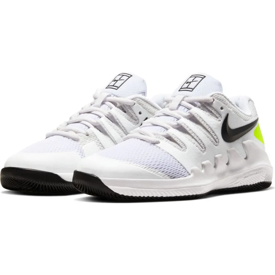Nike Jr Vapor X - white/black/volt
