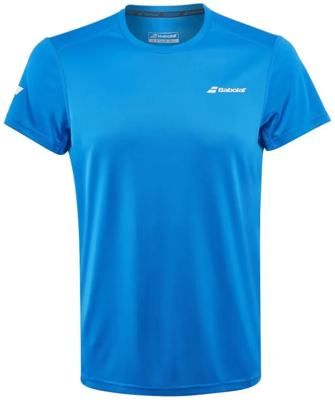 Babolat Core Flag Club Tee Boy - drive blue