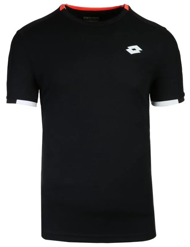Lotto Tennis Teams Tee PL - all black Lotto Tennis Teams Tee PL - all black