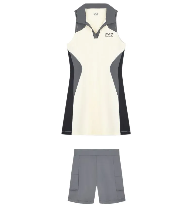 EA7 Woman Jersey - black/butter/asphalt