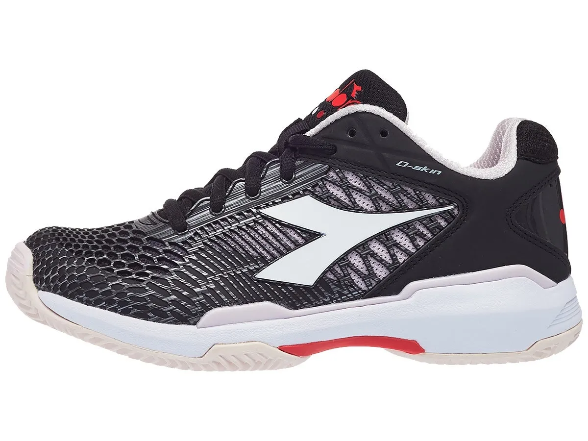 Diadora Speed Competition 5 + W Clay - black/shrinking violet/white