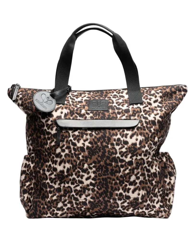 Hildebrand Tennis Canvas Tote Bag - leopard