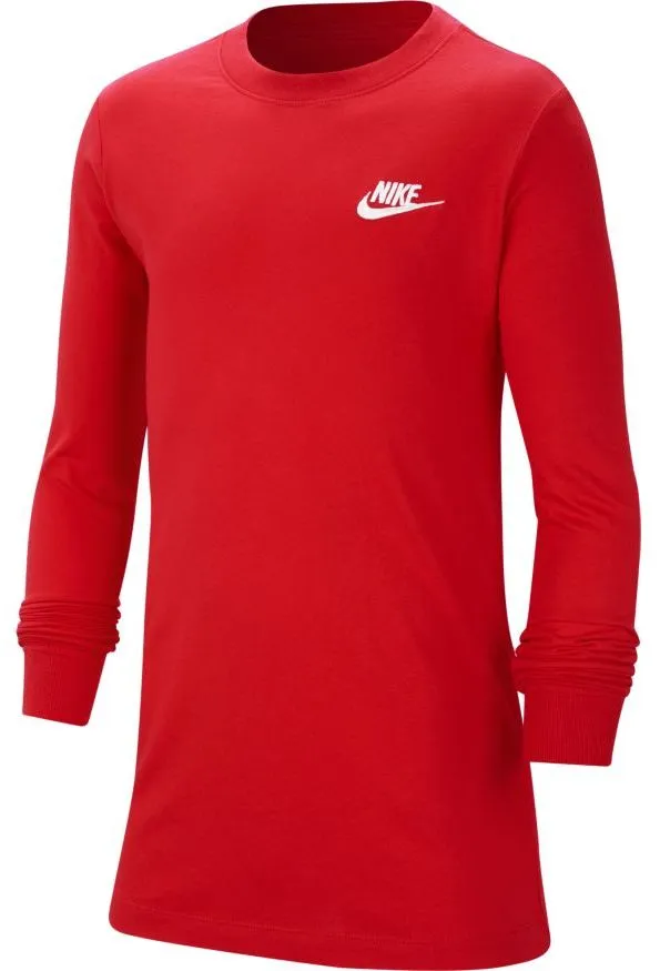 nike-nsw-tee-ls-embedded-futura-b-university-red-white-1 Nike NSW Tee LS Embedded Futura B - university red/white