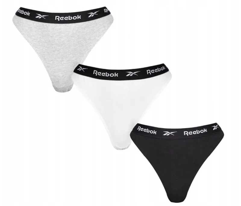 Reebok Brief LOTTY Womens 3P - black/white/grey marl