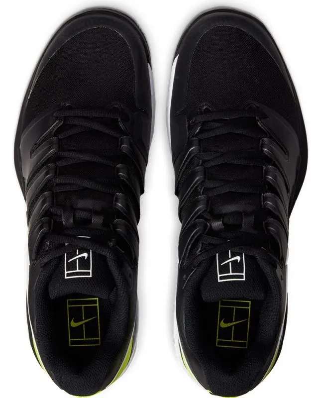 Nike Air Zoom Vapor X Clay - black/white/volt