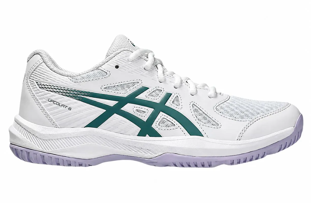 Asics Upcourt 6 - white/foggy teal
