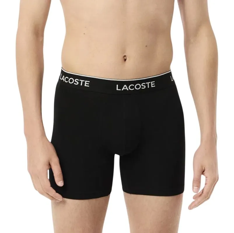 Lacoste Cotton Stretch Brief 3P - black/black/black Lacoste Cotton Stretch Brief 3P - black/black/black