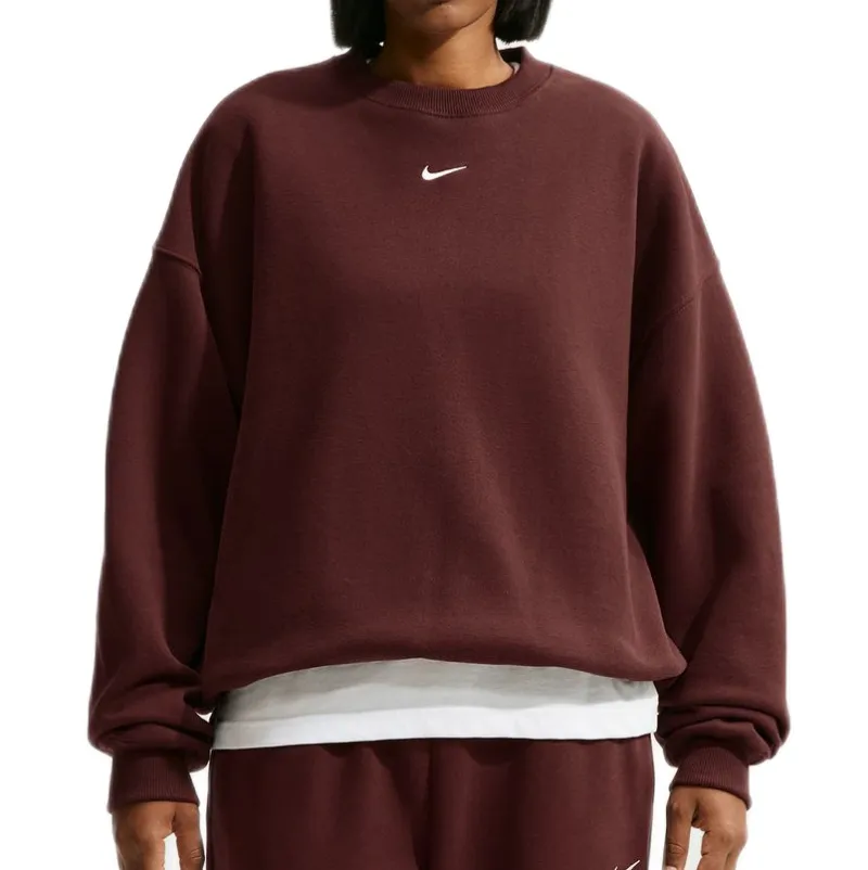 Nike Studio Fleece Medium Weight Oversized Crew - mystic dates/sail Nike Studio Fleece Medium Weight Oversized Crew - mystic dates/sail