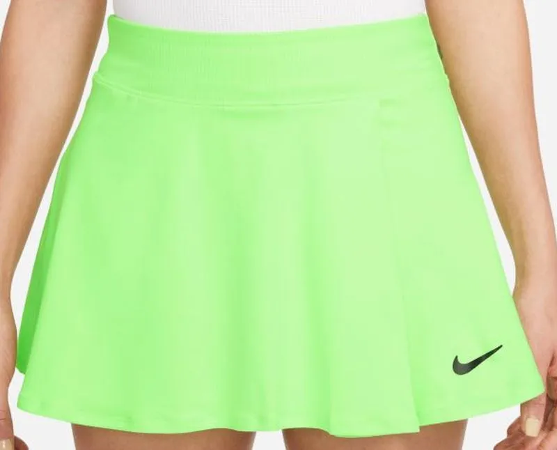 Nike Court Dri-Fit Victory Flouncy Skirt W - lime glow/black