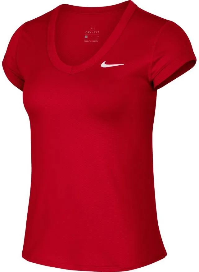 nike-court-dry-top-ss-w-gym-red-white-1 Nike Court Dry Top SS W - gym red/white