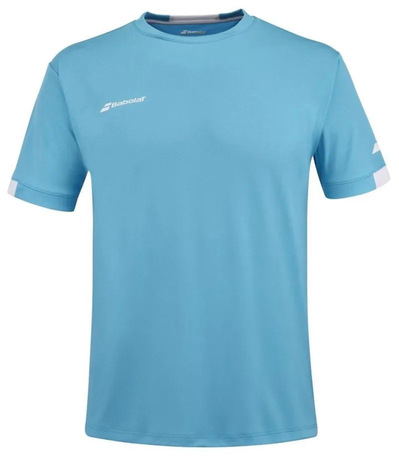 Men's T-shirt Babolat Play Crew Neck Tee Men - cyan blue - Turquoise