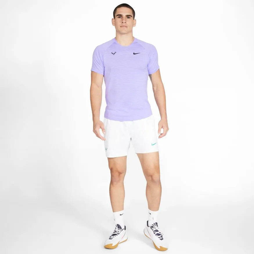 Nike Court Rafa Aeroreact Top SS Slam - purple pulse/black