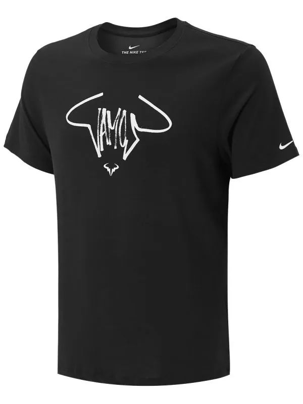 Nike Court Rafa Tee Vamos M - black/white