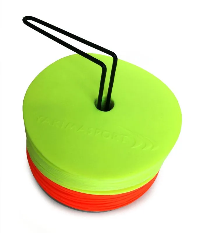 Yakimasport Flat Marker 6in. 24P - yellow/orange