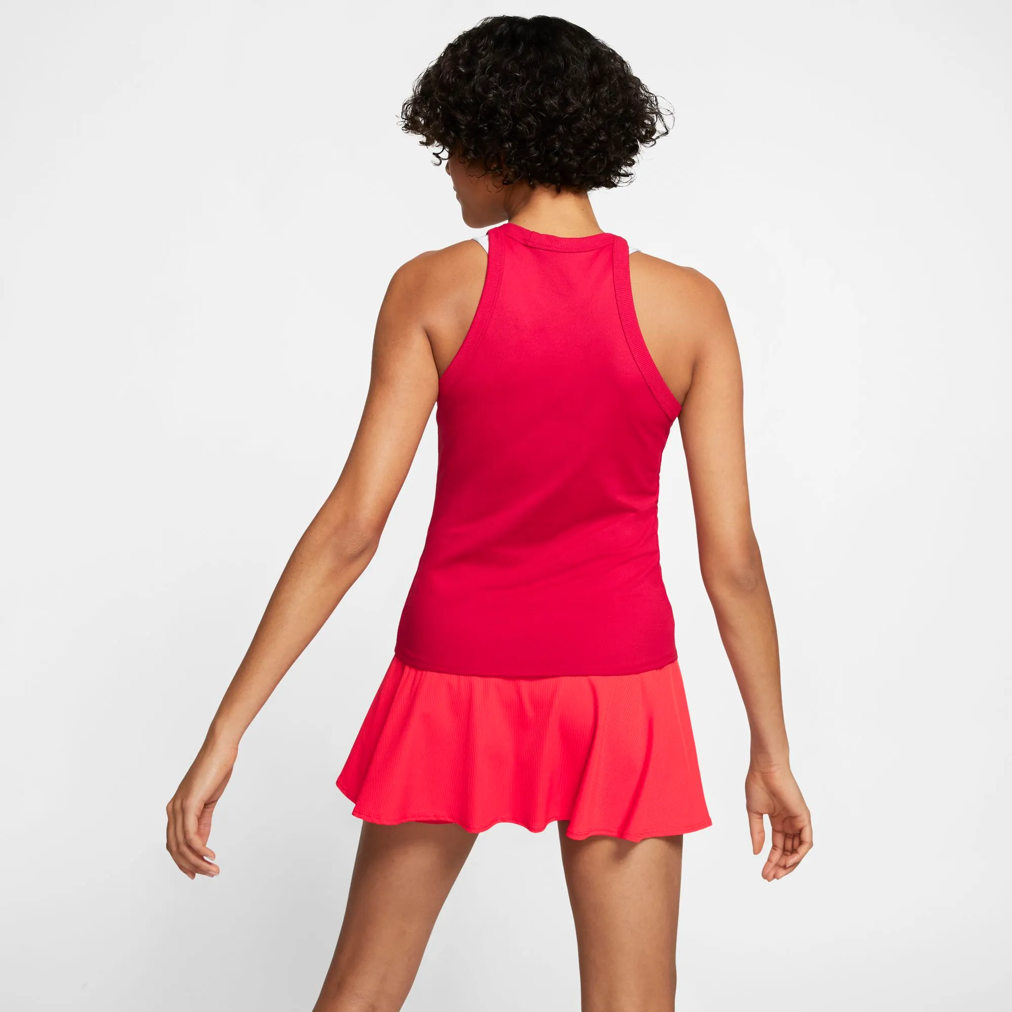 Nike Court Dry Tank W - gym red/gym red/white