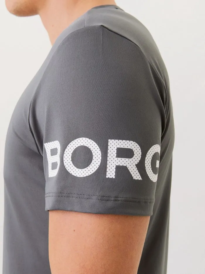 Björn Borg Tee M - grey shade