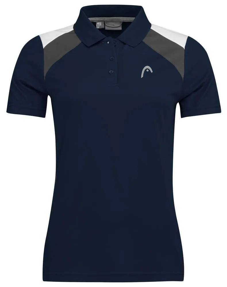 402868 Head Club 22 Tech Polo Shirt W - dark blue