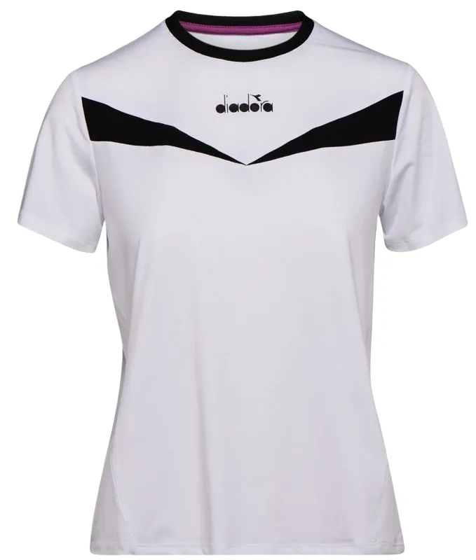 Diadora L. SS T-Shirt - optical white/black