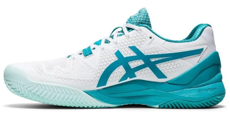 Asics Gel-Resolution 8 Clay W - white/lagoon