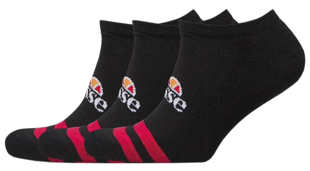 Ellesse Melna Trainer Liner Sock 3P - black