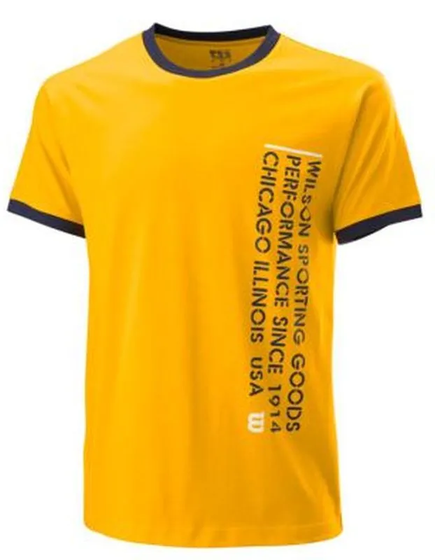 Wilson M Since 1914 Tee - gold fusion