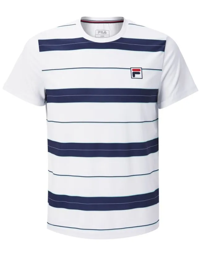 Fila T-Shirt Julian M - white/peacoat blue Fila T-Shirt Julian M - white/peacoat blue