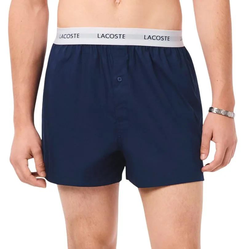 Lacoste Cotton Poplin 3P - navy blue/green