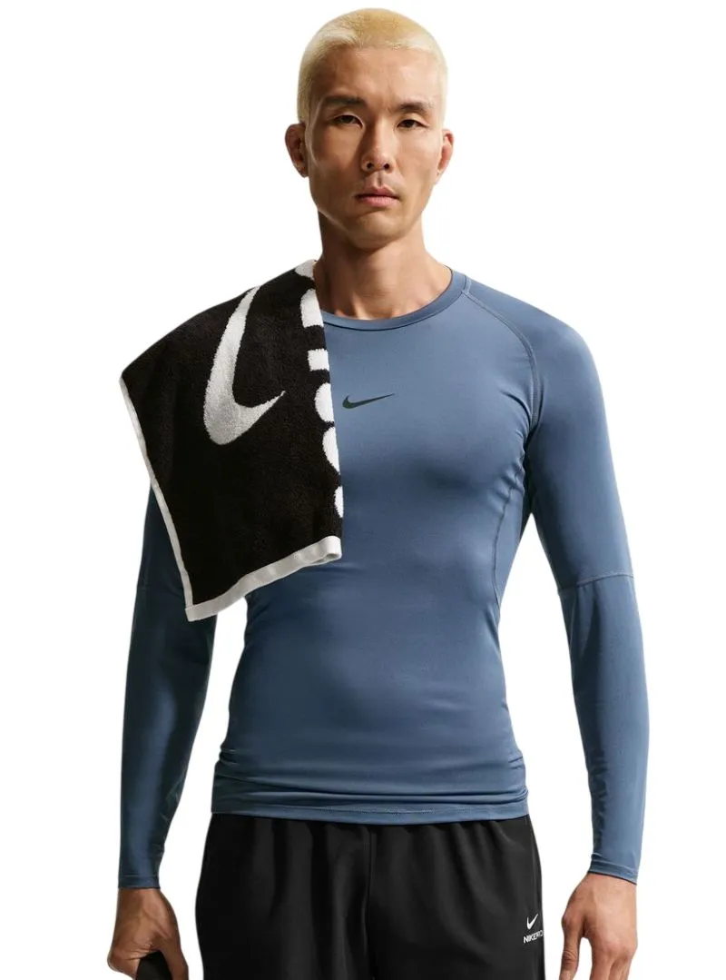 Nike Pro Dri-FIT Tight Long-Sleeve Fitness - diffused blue/black Nike Pro Dri-FIT Tight Long-Sleeve Fitness - diffused blue/black