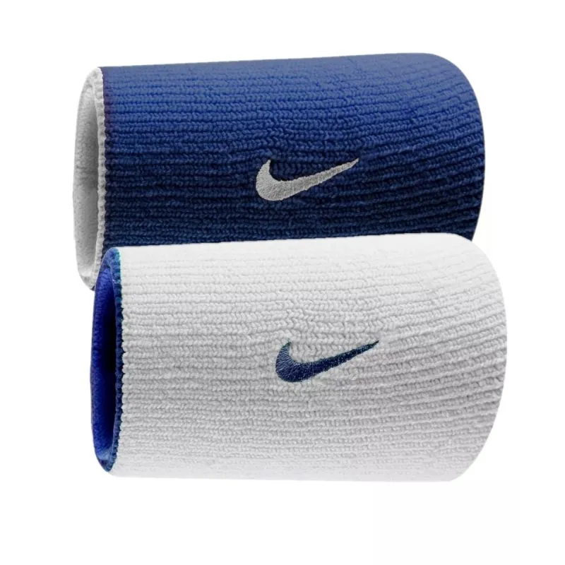 Nike Dri-Fit Double-Wide Wirstbands Home & Away 2P - varsity royal/white