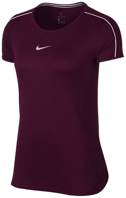 Nike Court Dry Top - bordeaux/white