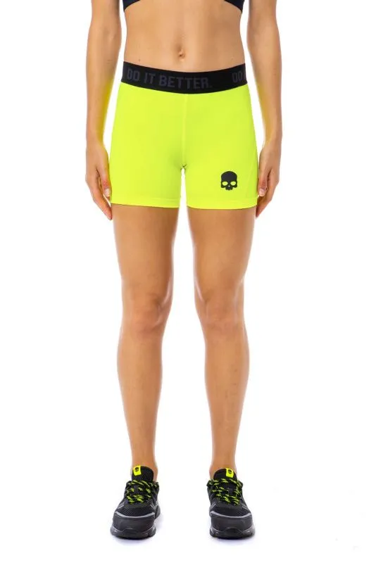 Hydrogen Second Skin Shorts Woman - fluo yellow
