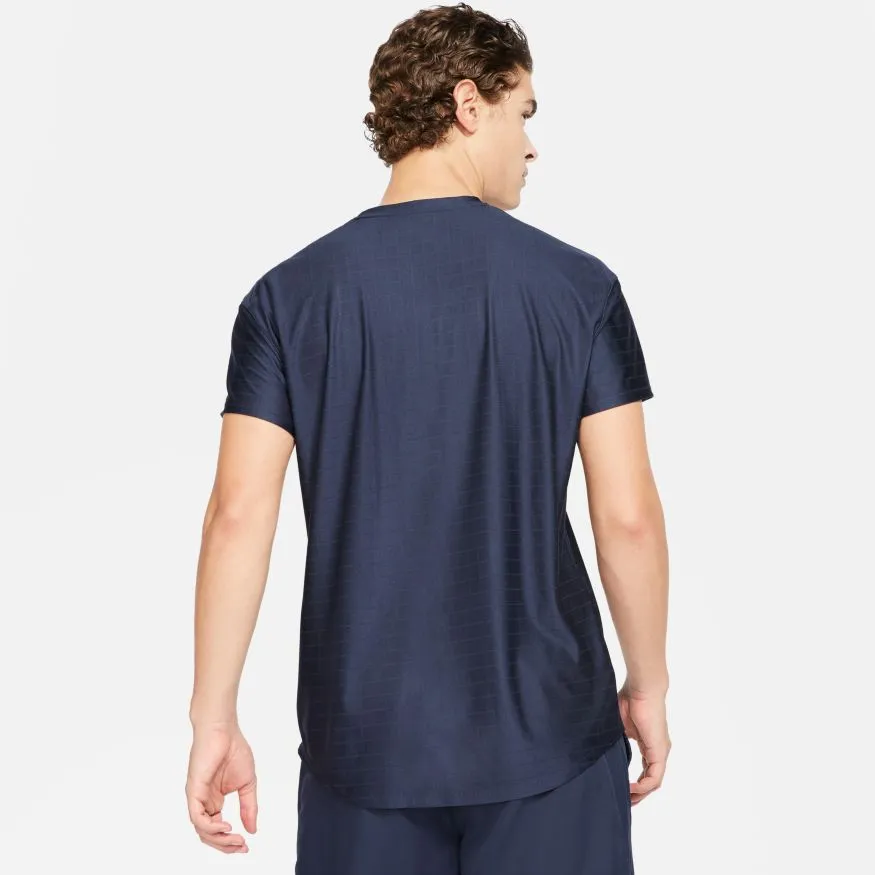 Nike Court Breathe Advantage Top - obsidian/odsidian/white