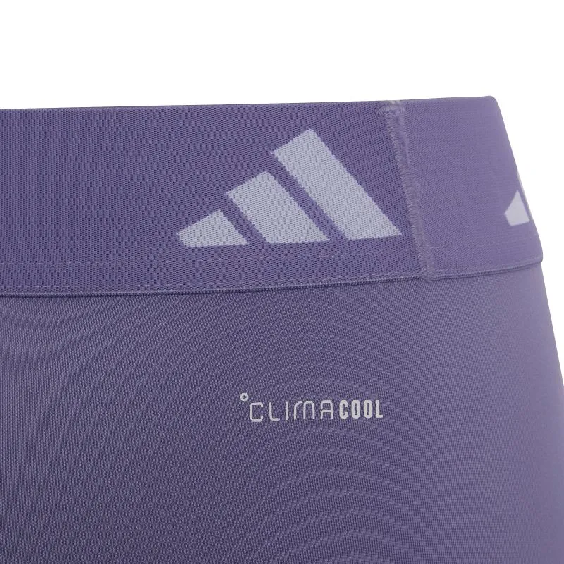Adidas Girls Techfit Short Leggins - magic lilac/white