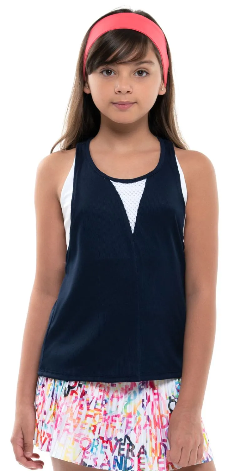 Lucky in Love Techno Tropic Play All Day Layer Tank Girls - white/midnight Lucky in Love Techno Tropic Play All Day Layer Tank Girls - white/midnight
