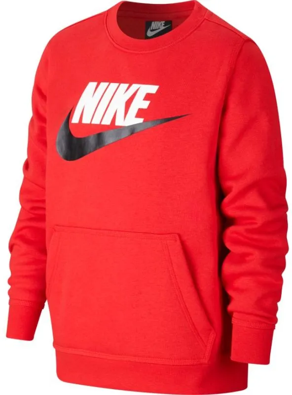 Nike NSW Club + HBR Crew - university red