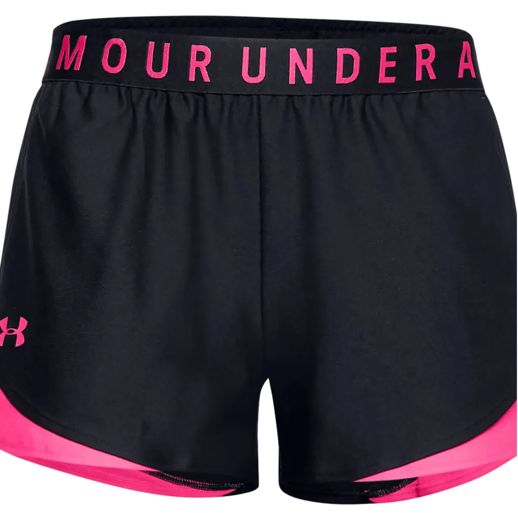Under Armour Women's UA Play Up Shorts 3.0 - black/cerise Under Armour Women's UA Play Up Shorts 3.0 - black/cerise