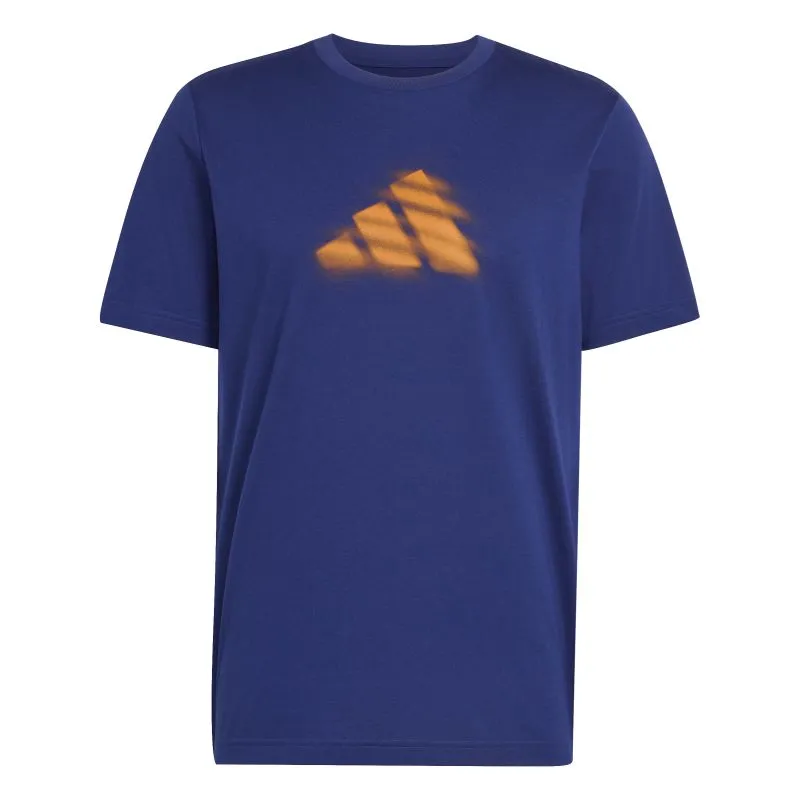Men's T-shirt Adidas Tennis Clay In Not Graphic - dark blue - Blue
