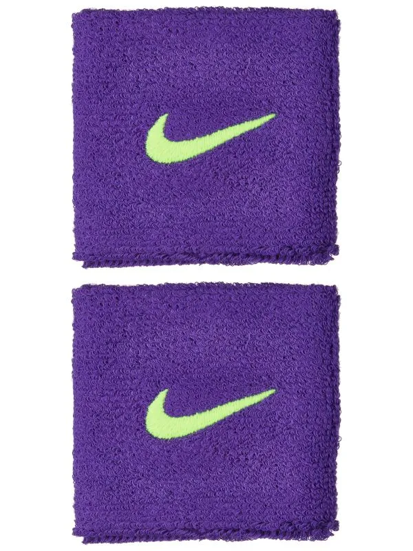 Nike Swoosh Wristbands - court purple/volt Nike Swoosh Wristbands - court purple/volt
